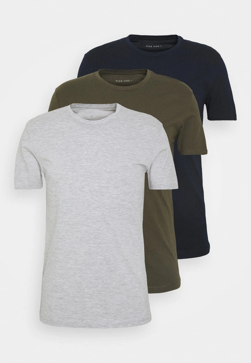 Meilleur Prix Garanti Pier One 3 PACK - T-shirt basique t-shirts col rond homme 17 Meilleur Prix Garanti Pier One 3 PACK - T-shirt basique t-shirts col rond homme – Image 15