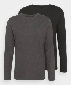 Pier One 2 PACK - T-shirt à manches longues Prix Allégé t-shirts & polos col rond homme -magasin Pier One 007c88127656457c8f19869283e98031 1