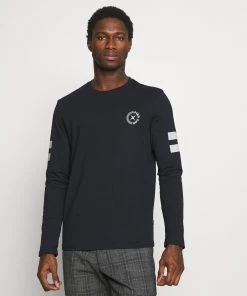 Prix Jamais Vus Pier One T-shirt à manches longues t-shirts & polos col rond homme