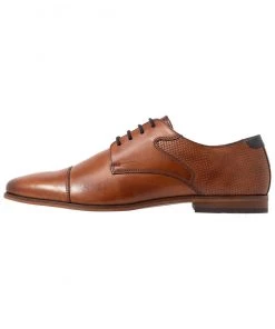 Pier One LEATHER - Derbies & Richelieus En Remise chaussures de ville rond homme