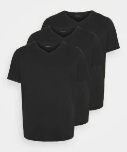 Pier One Faible Prix 3 PACK - T-shirt basique t-shirts & polos col en v homme
