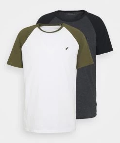 Prix Dégriffé Pier One 2 PACK - T-shirt basique t-shirts col rond homme -magasin Pier One 089090e333ec455d9a57fcacffdde303