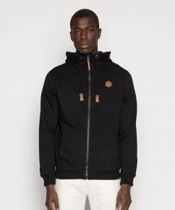Pier One Prix Préférentiel Sweat à capuche zippé pulls et gilets homme