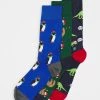 Pier One Meilleure qualité XMAS GIFT BOX 3 PACK - Chaussettes sous-vêtements & chaussettes multicolore homme -magasin Pier One 13ea9cbc93924077b56202ad0627b91c 4