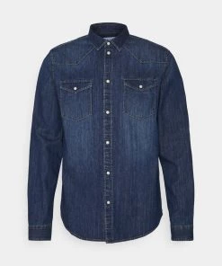 Pier One DENIM SHIRT - Chemise Soldes chemises col kent homme