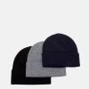 Pier One 3 PACK UNISEX - Bonnet Prix Malin casquettes, chapeaux et bonnets couleur unie -magasin Pier One 153a74237c8540a3b5840ea6baf99d8c