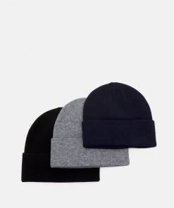 Prix Compétitif Pier One 3 PACK UNISEX - Bonnet casquettes, chapeaux et bonnets couleur unie -magasin Pier One 153a74237c8540a3b5840ea6baf99d8c 2