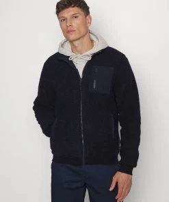 Prix Dégriffé Pier One Veste polaire pulls & gilets col montant homme