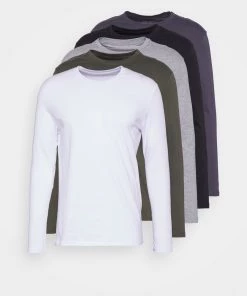 Pier One Prix Gelé 5 PACK - T-shirt à manches longues t-shirts & polos col rond homme -magasin Pier One 1811e4e1633c4594abae2f43c4e4d170