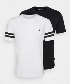 Pier One 2 PACK - T-shirt imprimé Prix Réduit t-shirts col rond homme -magasin Pier One 182fa193c9b84590974791e02f5beaab