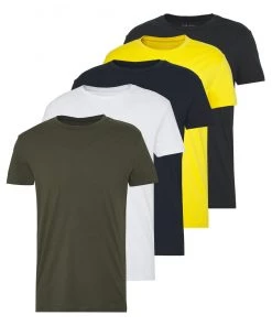 Petit Prix Pier One 5 PACK - T-shirt basique t-shirts & polos col rond homme -magasin Pier One 1b9164789150411d82264f1147f53451 1