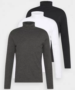 Prix Incroyables Pier One 3 PACK - T-shirt à manches longues t-shirts & polos col roulé homme -magasin Pier One 23cca01fc90f48cfabe009bb5c604181