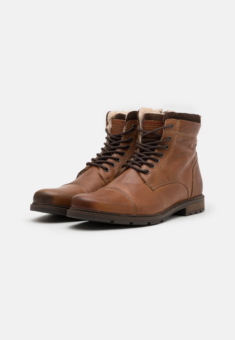 Pier One Authentique 100% Bottines à lacets bottes rond homme 4 Pier One Authentique 100% Bottines à lacets bottes rond homme – Image 2