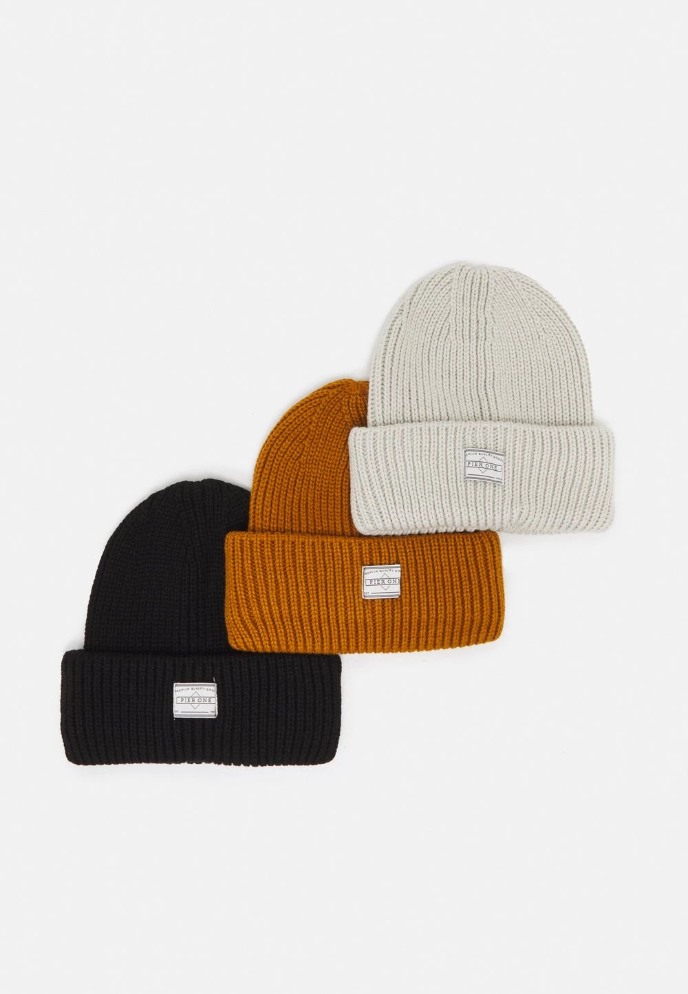 Pier One 3 PACK UNISEX - Bonnet Qualité garantie 100% casquettes, bonnets et chapeaux chiné 9 Pier One 3 PACK UNISEX - Bonnet Qualité garantie 100% casquettes, bonnets et chapeaux chiné – Image 7