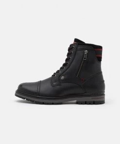 Prix Refroidis Pier One Bottines à lacets boots et bottes rond homme