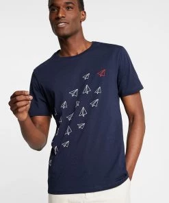 Pier One Prix Compétitif T-shirt imprimé t-shirts & polos col rond homme