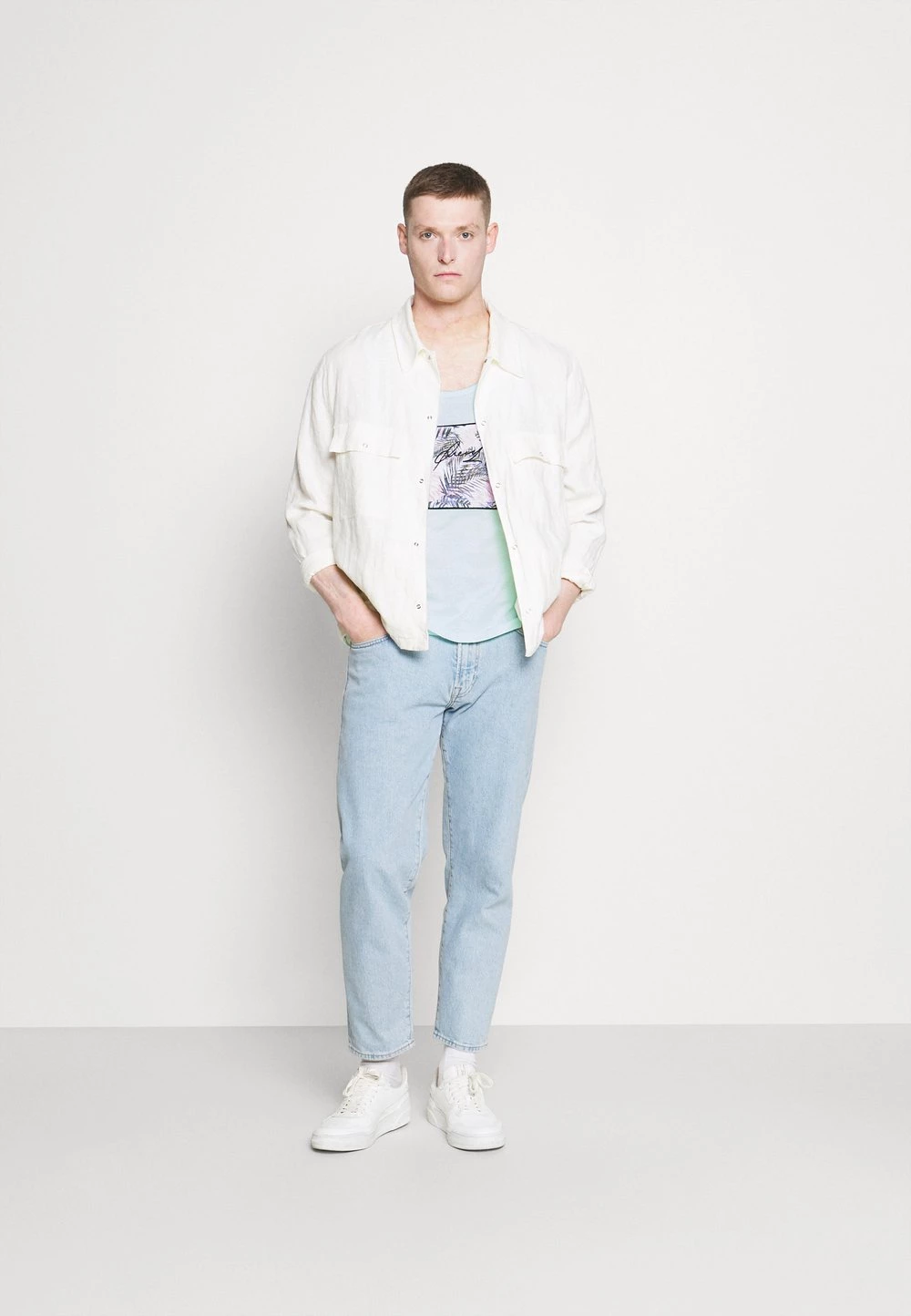 Pier One Bon Rapport Coût-Efficacité Débardeur t-shirts col rond homme 4 Pier One Bon Rapport Coût-Efficacité Débardeur t-shirts col rond homme – Image 2