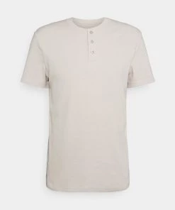 Prix Allégé Pier One LOUNGE HENLEY TEE - Haut de pyjama pyjamas col tunisien homme