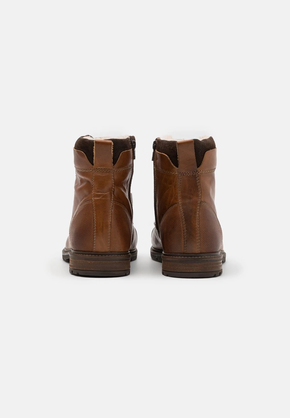 Pier One Authentique 100% Bottines à lacets bottes rond homme 5 Pier One Authentique 100% Bottines à lacets bottes rond homme – Image 3