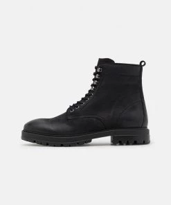 Pier One LEATHER - Bottines à lacets Bas Prix bottes rond homme