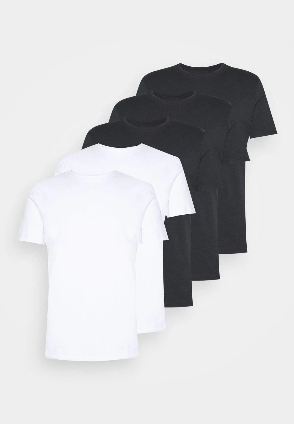 Prix Discount Pier One 5 PACK - T-shirt basique t-shirts col rond homme 9 Prix Discount Pier One 5 PACK - T-shirt basique t-shirts col rond homme – Image 7