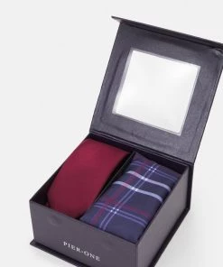Discount En Ligne Pier One SET - Cravate pochettes de costume carreaux homme -magasin Pier One 450390ec925549b49e2920e08fb86f77