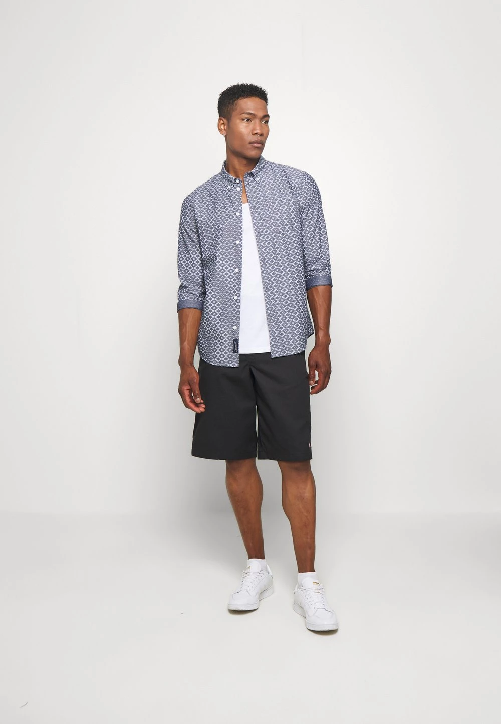 Pas Cher Pier One Chemise chemises col à boutons homme 4 Pas Cher Pier One Chemise chemises col à boutons homme – Image 2