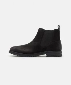 Remise En Ligne Pier One LEATHER - Bottines bottes rond homme