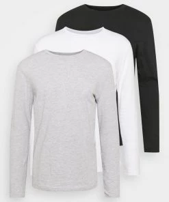 Pier One 3 PACK - T-shirt à manches longues Qualité Supérieure t-shirts col rond homme -magasin Pier One 5065377fc72c4fd496763a2b57fb6a7f 2