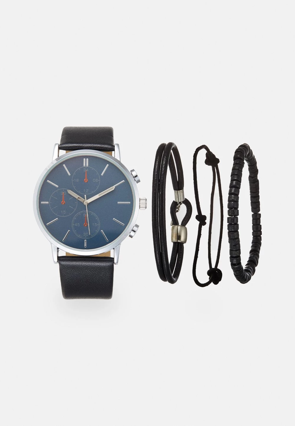 Pier One SET - Montre Meilleure qualité montres et bijoux boucle ardillon homme 4 Pier One SET - Montre Meilleure qualité montres et bijoux boucle ardillon homme – Image 2