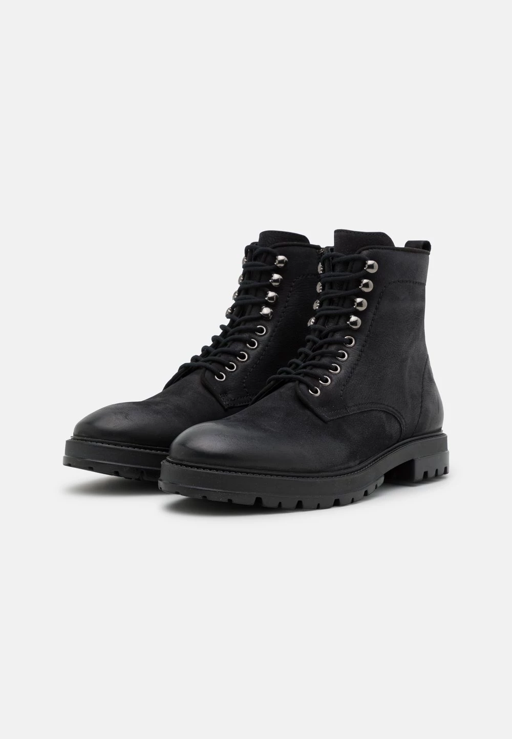 Pier One LEATHER - Bottines à lacets Bas Prix bottes rond homme 4 Pier One LEATHER - Bottines à lacets Bas Prix bottes rond homme – Image 2