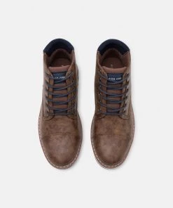 Pier One Rabais Bottines à lacets bottes rond homme -magasin Pier One 55c3b50b8a1547b6b4a80e62f36bd572