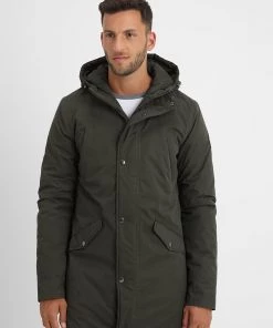 Pier One Qualité Supérieure Parka manteaux capuche homme