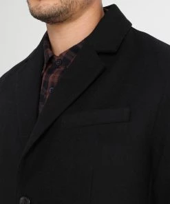 Pier One excellente qualité Manteau classique manteaux col revers homme -magasin Pier One 59127d4804044eda962154176f37c197