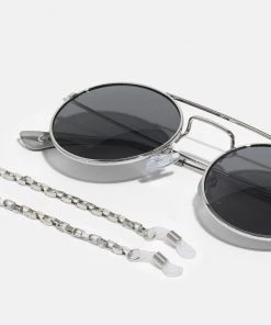 Pier One Prix Préférentiel CHAIN UNISEX SET - Lunettes de soleil ronde -magasin Pier One 5de99140663d4161b82218acd548aa6d