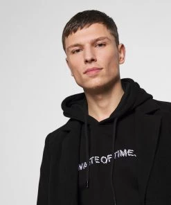 Prix Préférentiel Pier One WASTE OF TIME HOOD - Sweat à capuche pulls et gilets homme -magasin Pier One 60248d23e2674c049c73193794706892