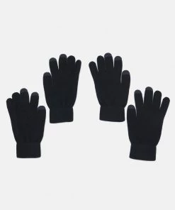 Pier One 2 PACK - Gants Vendre-Réclame couleur unie homme