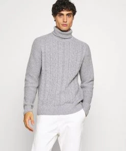 Promos Pier One NEW CABLE TURTLENECK JUMPER - Pullover pulls & gilets col roulé homme
