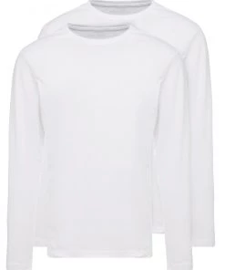 Prix Abordable Pier One 2 PACK - T-shirt à manches longues t-shirts col rond homme