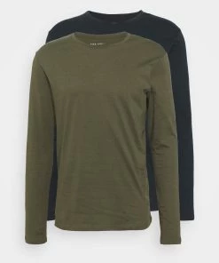 Prix Cassé Pier One 2 PACK - T-shirt à manches longues t-shirts col rond homme -magasin Pier One 6a7de77a56f84556b3881a12d29e9a91