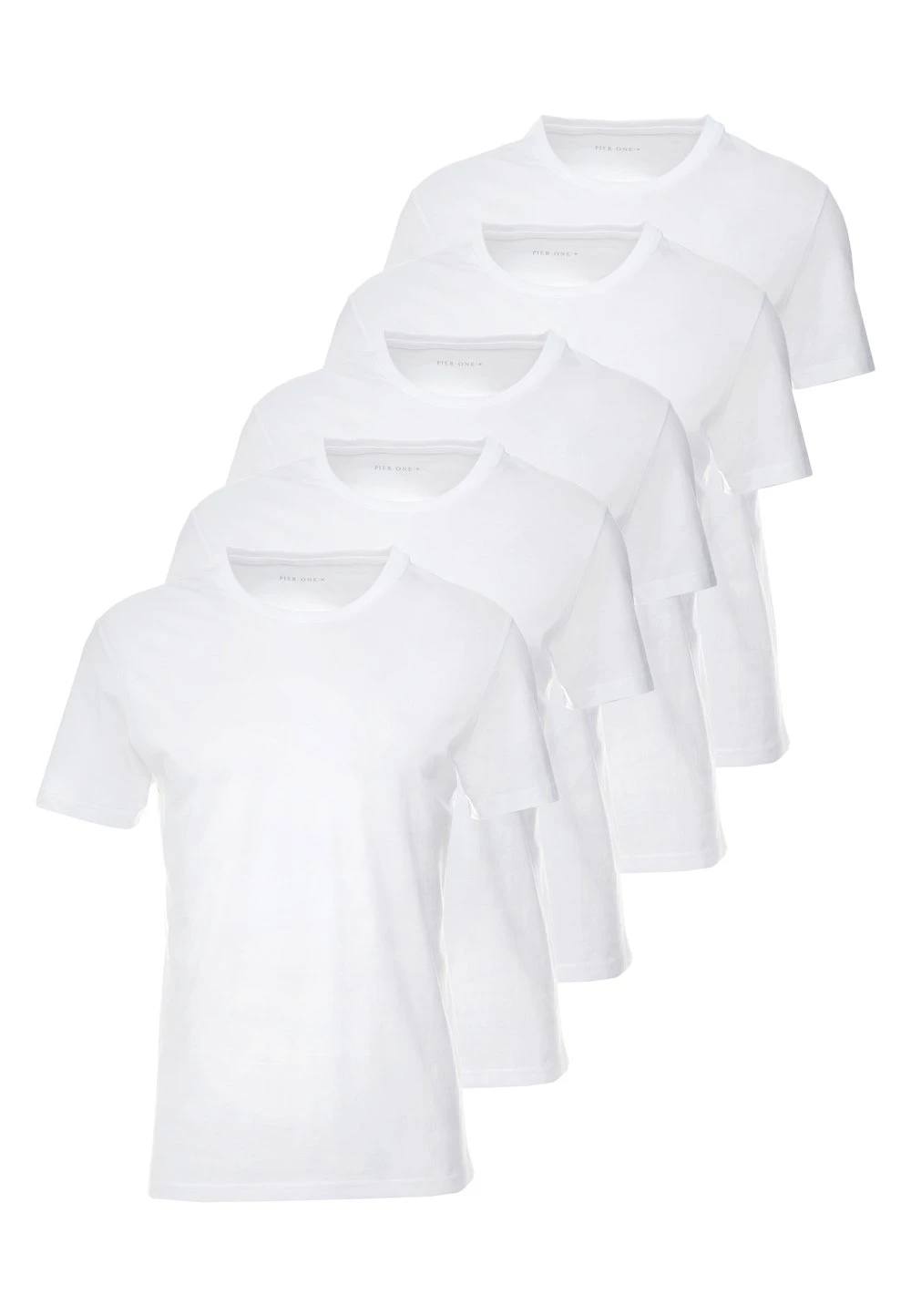 Prix Discount Pier One 5 PACK - T-shirt basique t-shirts col rond homme 16 Prix Discount Pier One 5 PACK - T-shirt basique t-shirts col rond homme – Image 14