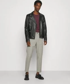 Prix Réduit Pier One 3 PACK - T-shirt à manches longues t-shirts col rond homme