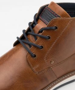 Pier One LEATHER - Bottines à lacets Meilleure qualité boots et bottes rond homme -magasin Pier One 72e59d1e4d5b4b1eae4b5f96014aeb4b