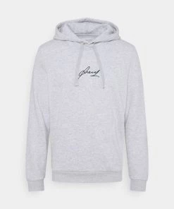 Pier One SCRIPT HOODIE - Sweat à capuche Prix Distinctifs pulls et gilets homme -magasin Pier One 818d6c976ec044b3a164af43df141b42 1