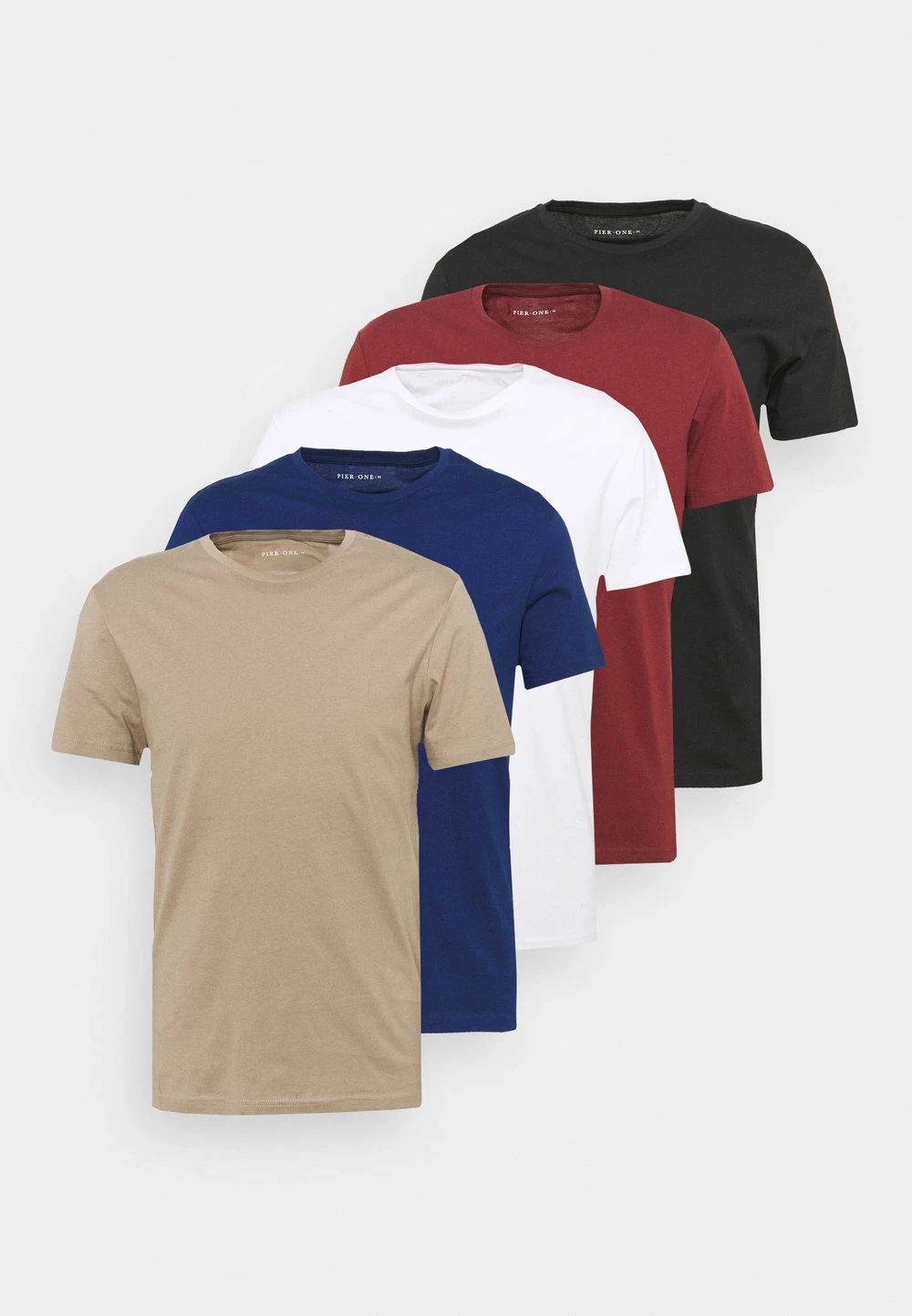 Pier One 5 PACK - T-shirt basique Un Tarif Préférentiel t-shirts col rond homme 20 Pier One 5 PACK - T-shirt basique Un Tarif Préférentiel t-shirts col rond homme – Image 18