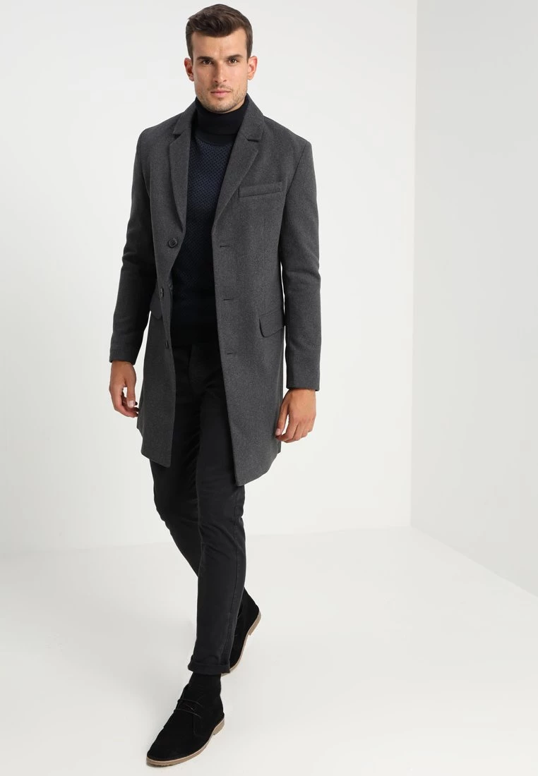Pier One Prix d’Amis Manteau classique manteaux col revers homme 4 Pier One Prix d’Amis Manteau classique manteaux col revers homme – Image 2