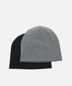 Un Tarif Préférentiel Pier One 2 PACK UNISEX - Bonnet casquettes, bonnets et chapeaux couleur unie