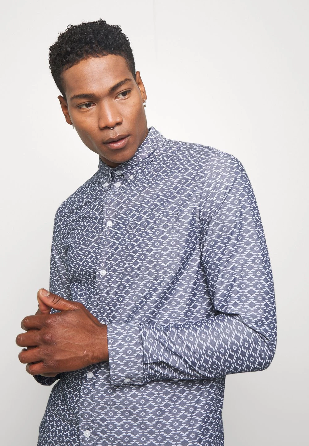 Pas Cher Pier One Chemise chemises col à boutons homme 3 Pas Cher Pier One Chemise chemises col à boutons homme