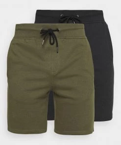 Pier One 2 PACK - Short - light grey /black Qualité garantie 100% pantalons normale homme -magasin Pier One 97446a5d1f4444a39e0756e4edaa81f0 1
