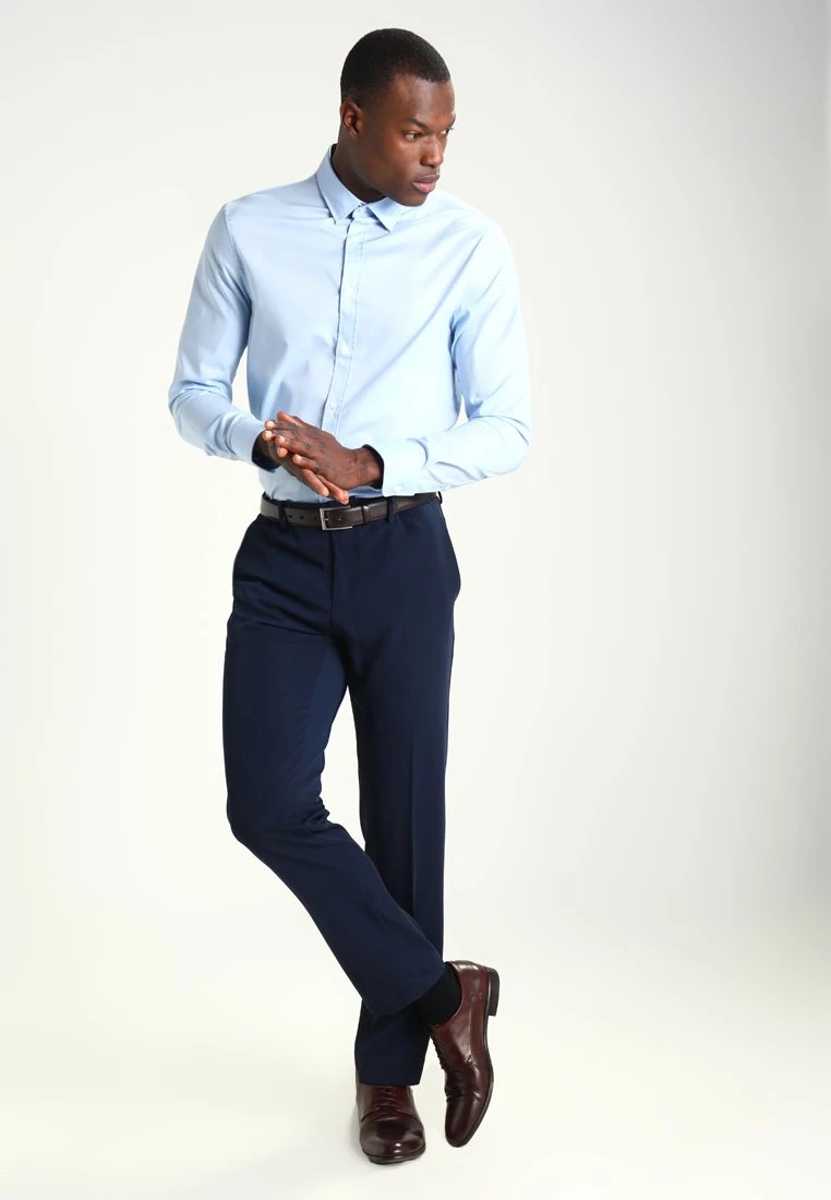 Pier One Première Qualité Chemise classique costumes col kent homme 4 Pier One Première Qualité Chemise classique costumes col kent homme – Image 2